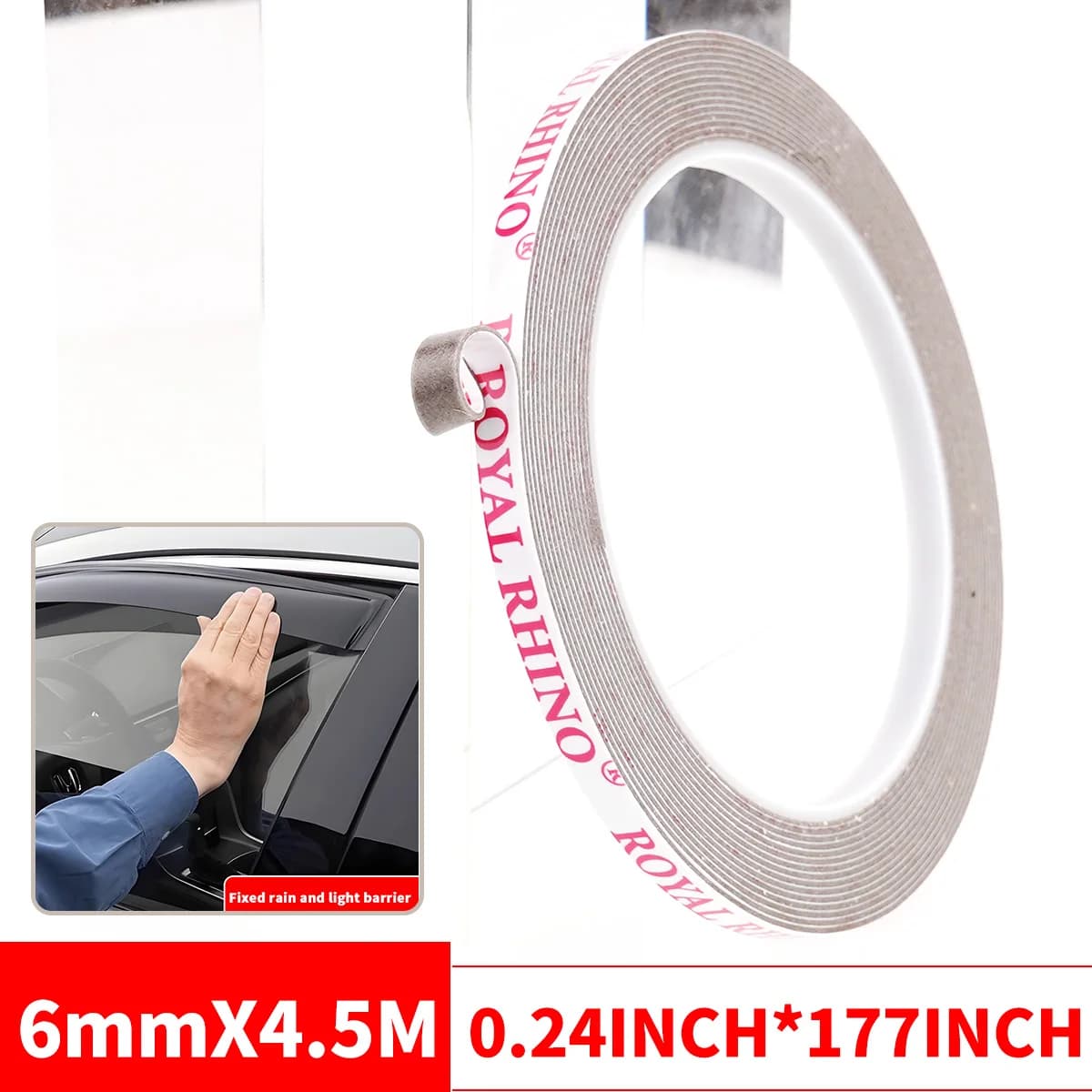 Extra Strong Double Sided Tape 450cm Adhesive for Car Mounting Tear Off — image 10