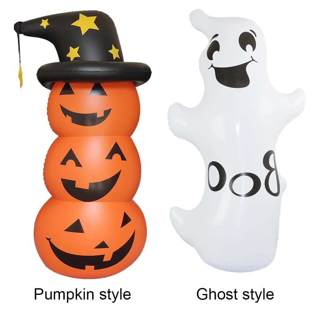 Halloween Ghost Inflatable Windproof Pumpkins Horror Festival Garden Decoration — image 6