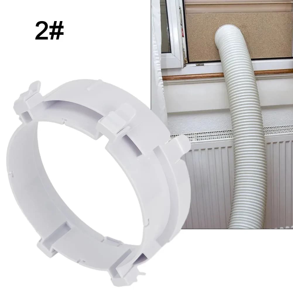 15cm Exhaust Duct Pipe Adapter Hose Connector Mobile Air Conditioner New Window — image 2