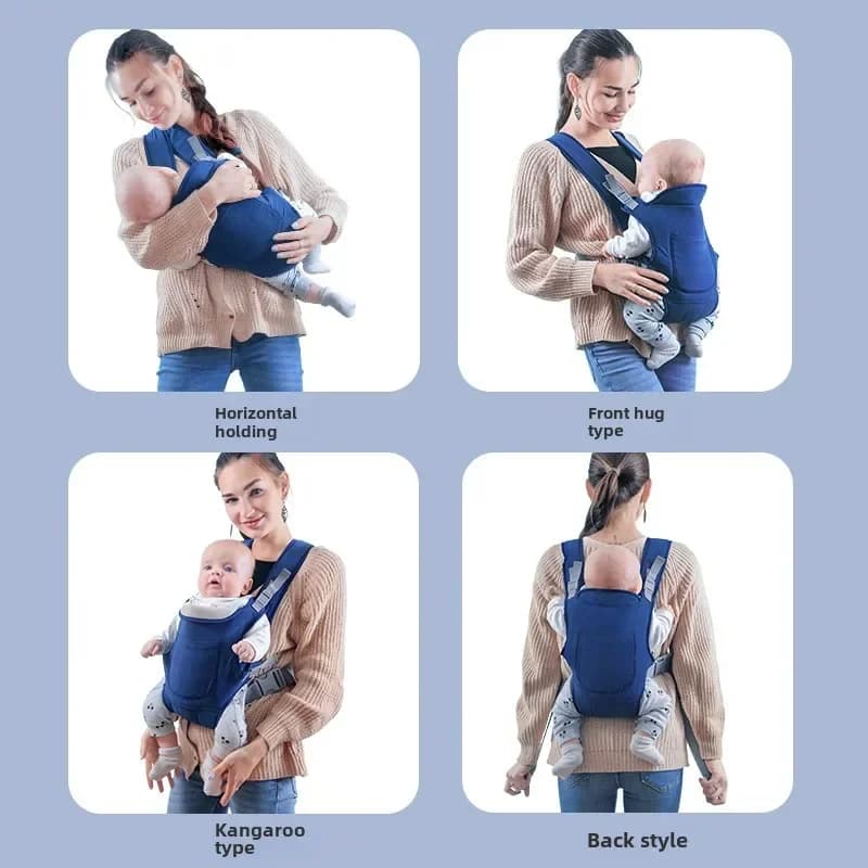 Baby Carrier Sling Multifunctional Shoulder Wrap | 4 Ways Front & Back Carry UK — image 4