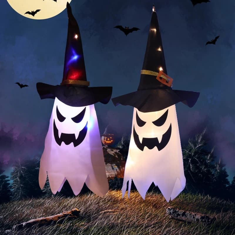 Halloween Ghost Decorations Lamp Glow in the Dark DIY Party Decor Home Yard — image 13