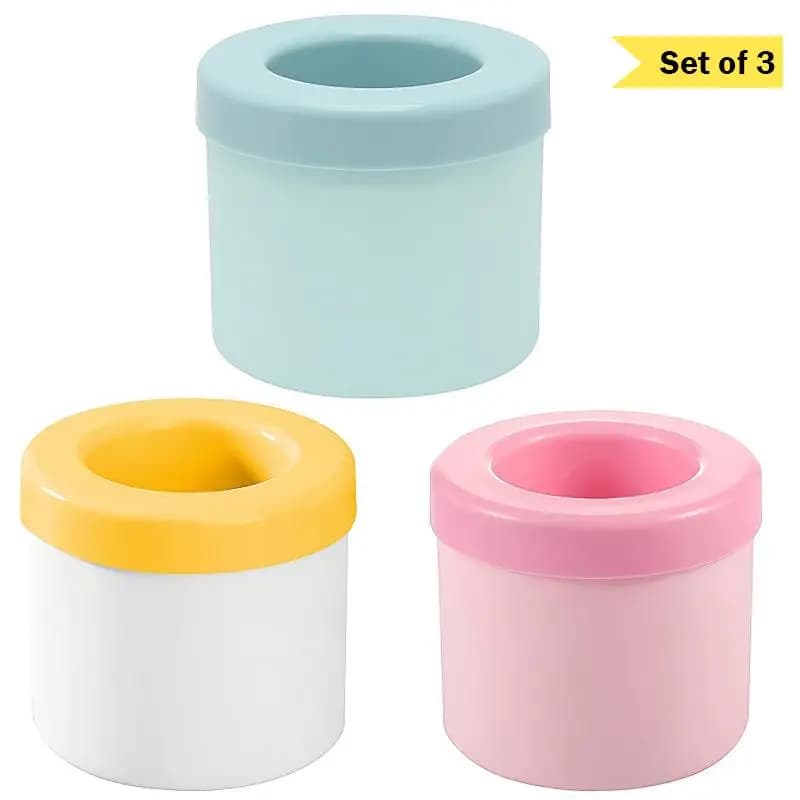 Silicone Ice Cube Mold Round Ice Bucket Freeze Maker Barware Tools Summer DIY UK — image 11