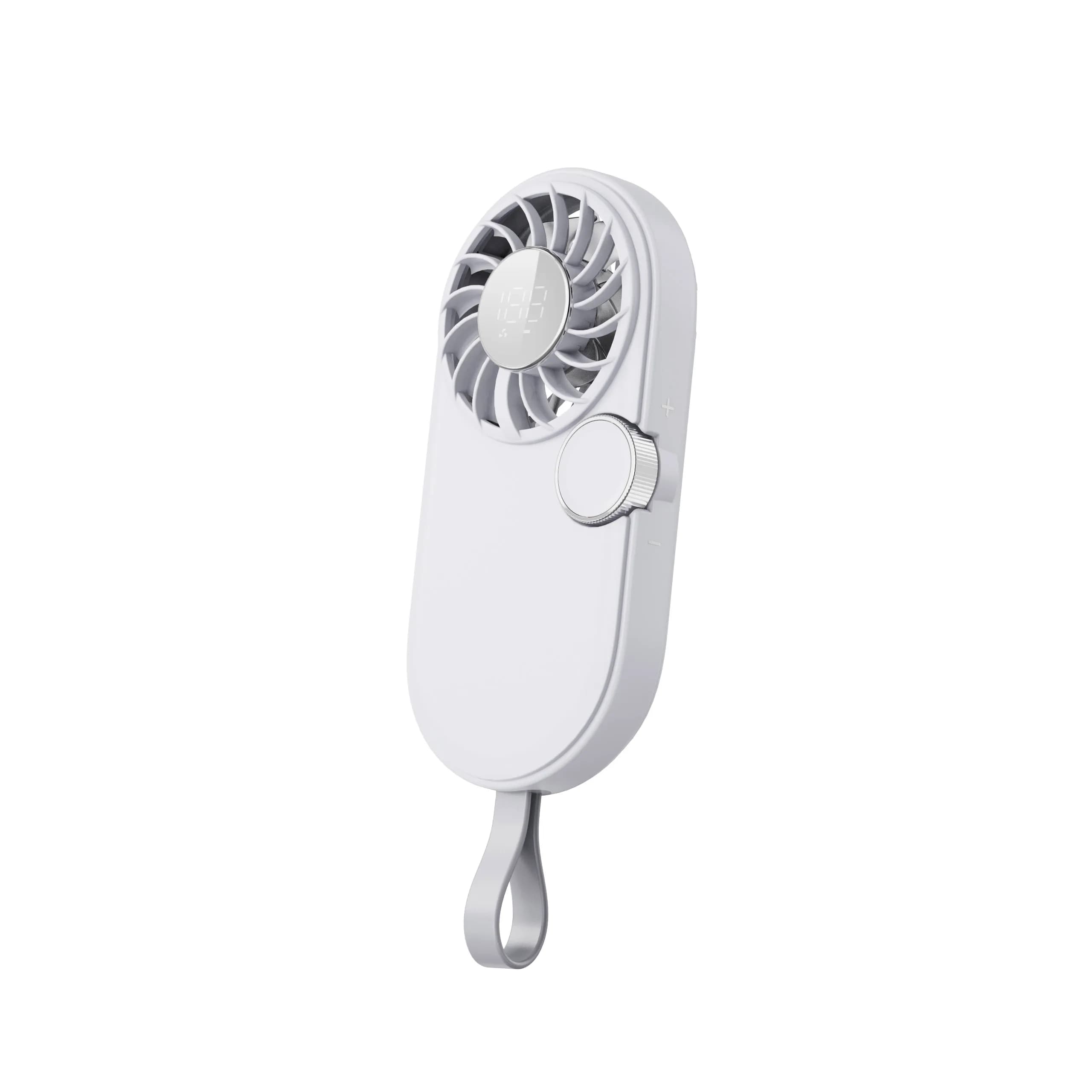 Foldable Neck Hanging Fan Rechargeable Handheld Portable 4 Speed Desk Fan — image 11
