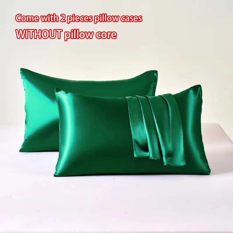 Satin Pillowcase Set of 2 Soft Breathable Cooling Pillow Covers | 2 Pcs — image 8