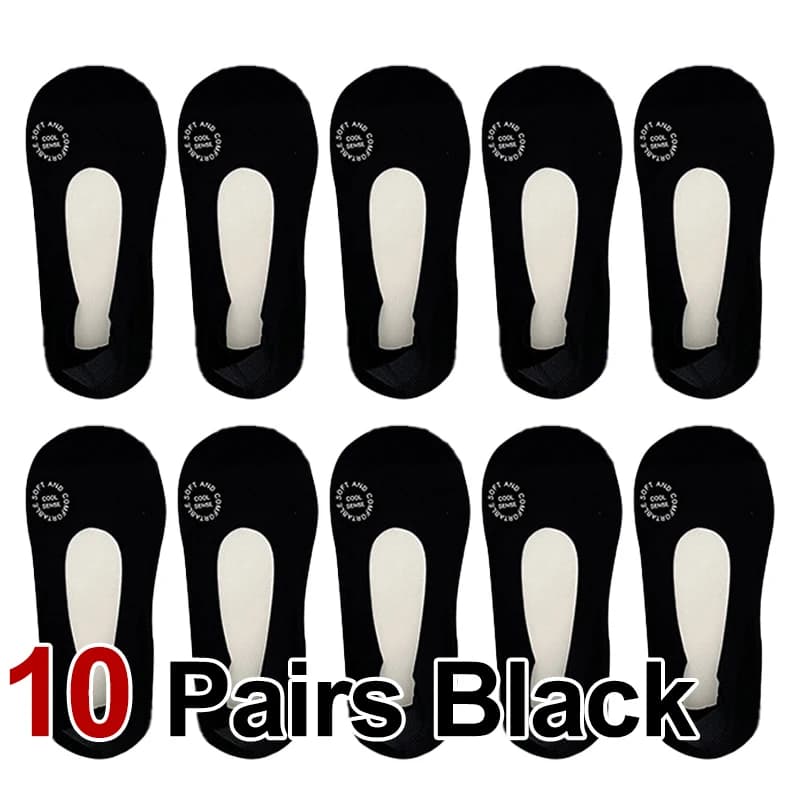 Women's Invisible Socks Breathable Mesh Thin No-Show with Silicone Grip Spring Summer — image 13
