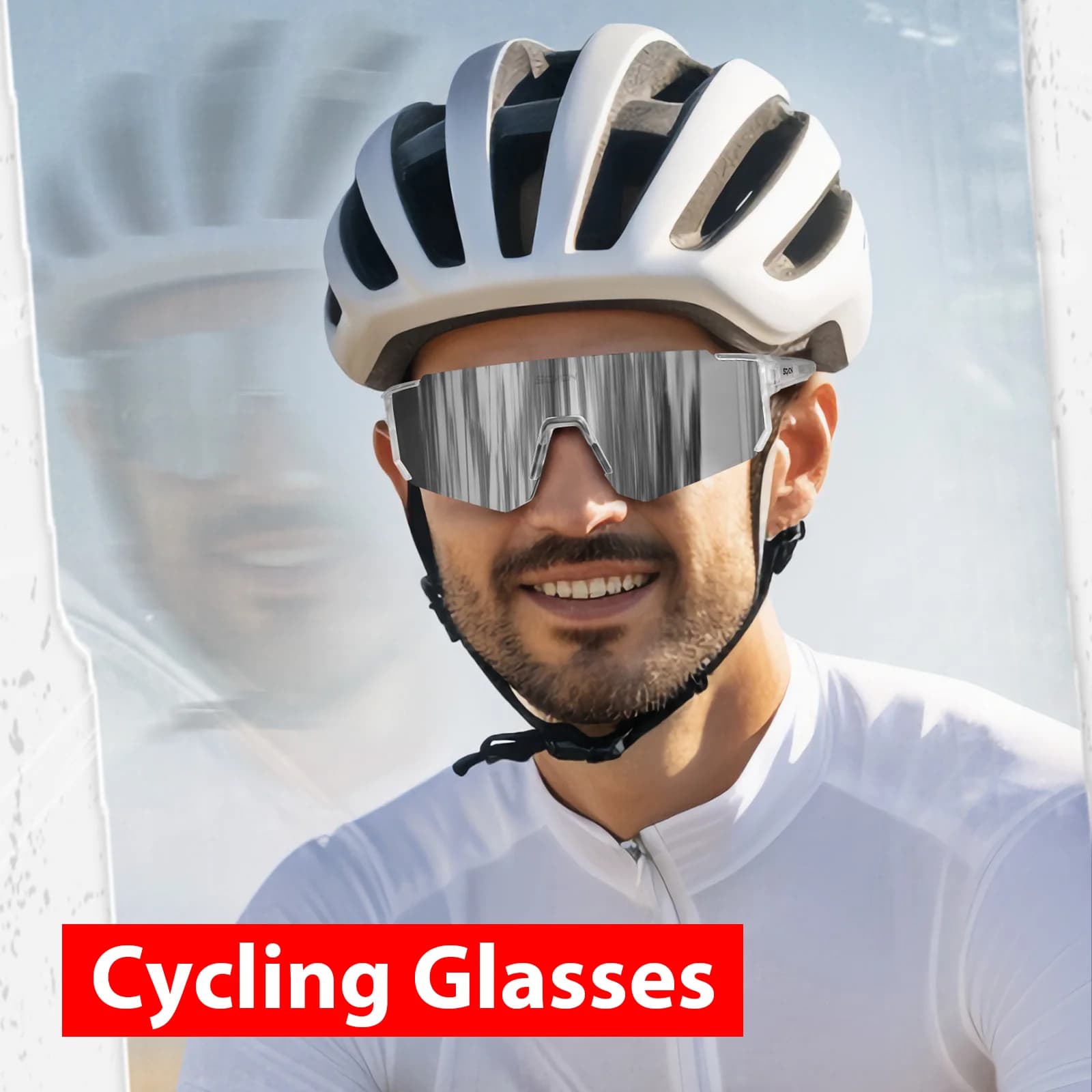 Cycling Sunglasses UV400 Men Women Road Bike Sports Mountain Climbing SCVCN New — image 3