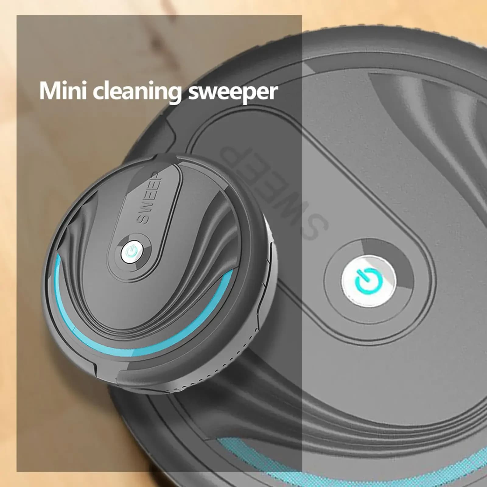 Mini Robot Vacuum Cleaner Automatic Smart Wireless Rechargeable Floor Sweeper — image 2