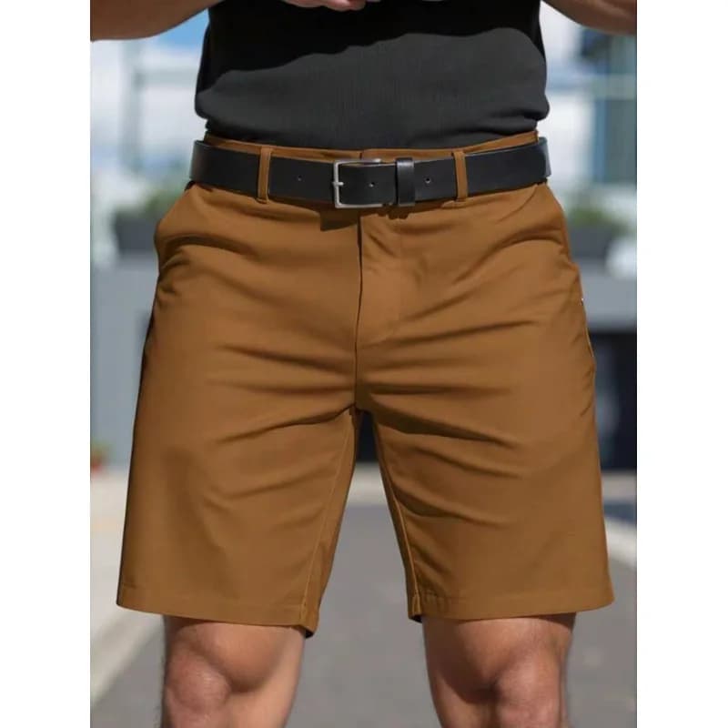 Men's Casual Slim Fit Long Trousers Cotton Blend Straight Leg Autumn — image 6