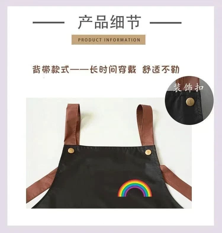 Waterproof Antifouling Work Apron Large Pocket for Restaurant Chef & Hotel — image 6