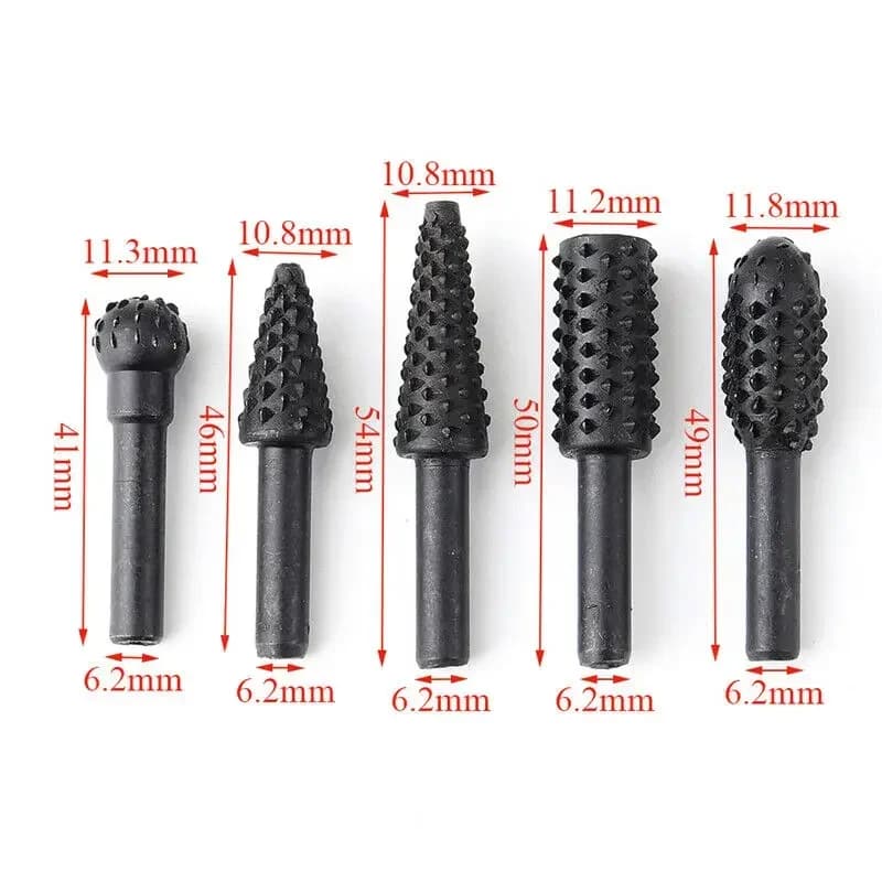 Drill Bit Set 1/4'' 5PCS Wood Carving Cutting Tools Woodworking New for Knife UK — image 4