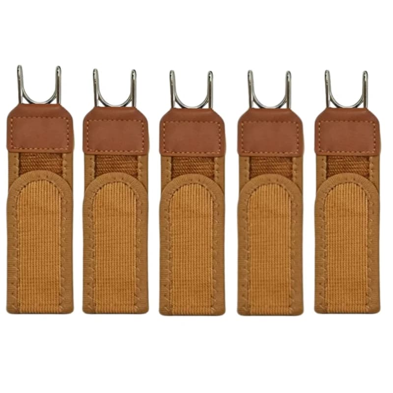 Elastic Belt No Buckle Adjustable Invisible Waistband with Metal Hook and Velcro — image 14