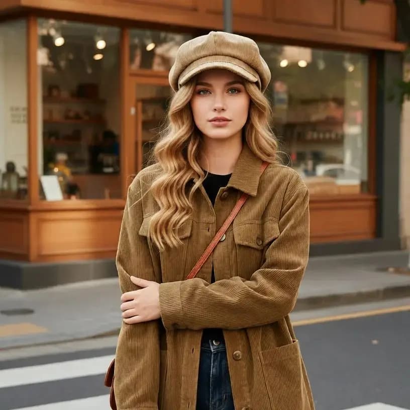 Newsboy Cap Beret Women Vintage Painter Hat Winter Octagonal Caps New Hats For U — image 6