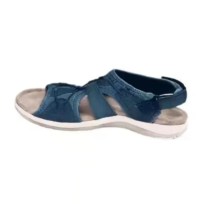 Women's Summer Sandals Casual Breathable Flat Beach Shoes Large Size Round Toe — image 3