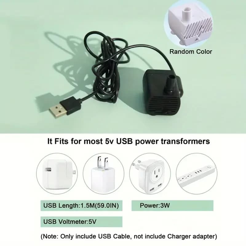 Pet Water Fountain 1.2L USB Electric Automatic Cat Drink Bowl Filter New Mute UK — image 6