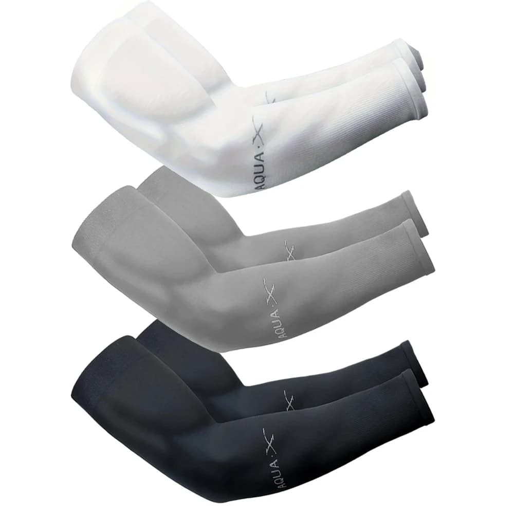 3 Pairs UV Sun Protection Arm Sleeves Ice Silk Unisex Summer Outdoor Riding — image 8