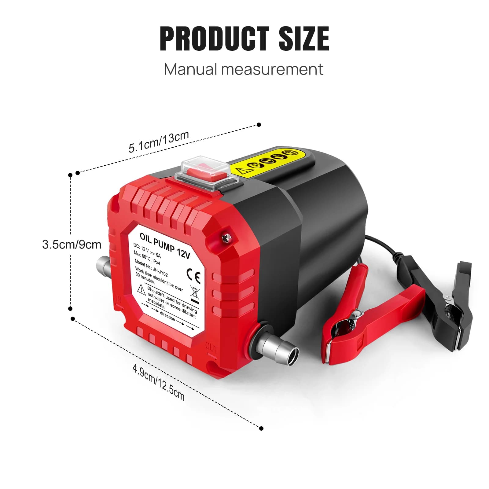 12V 300W Electric Car Oil Extractor Pump Fluid Transfer Engine Vacuum UK — image 2