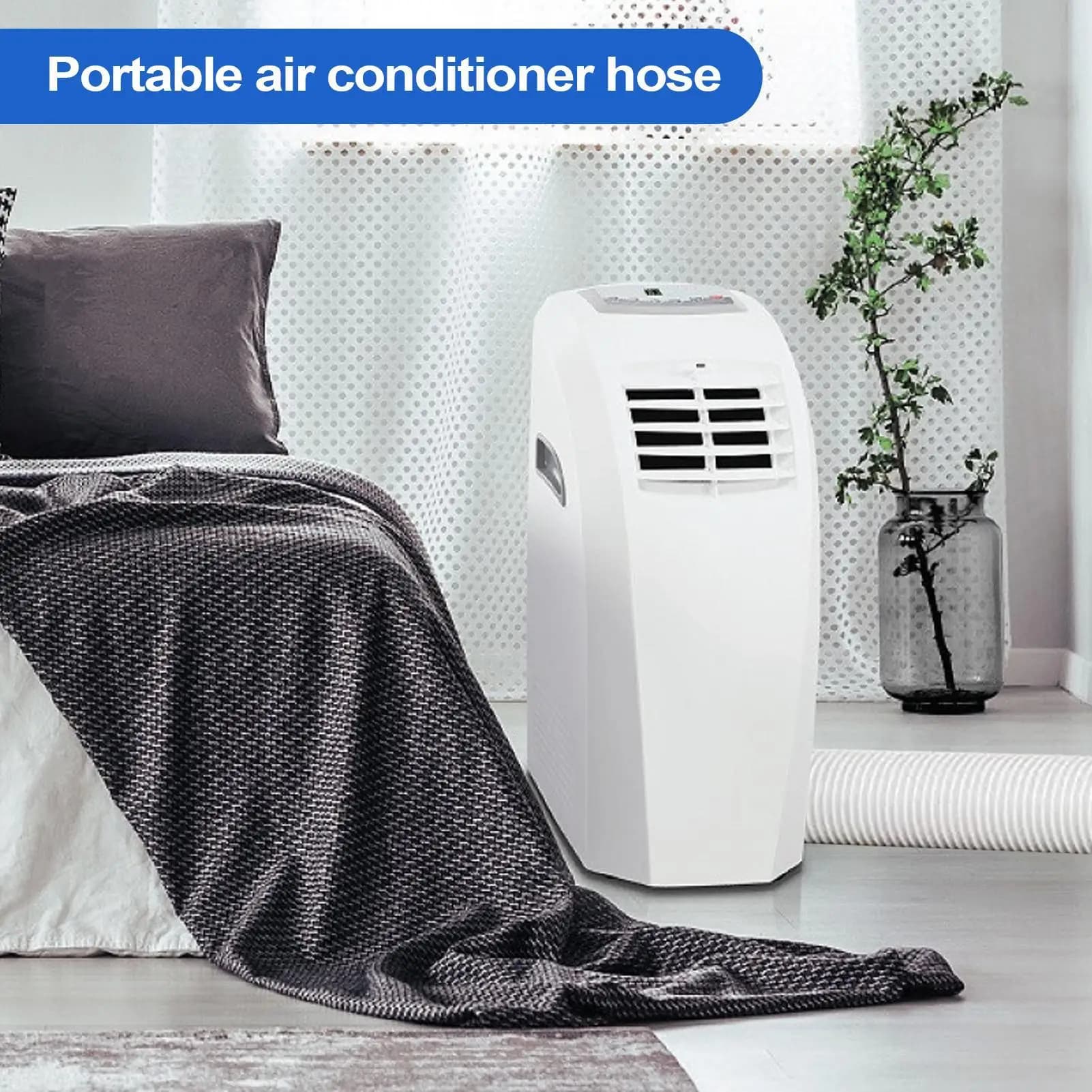 Portable Air Conditioner Hose 13cm 15cm Diameter Anti-Clockwise Thread 300mm — image 2