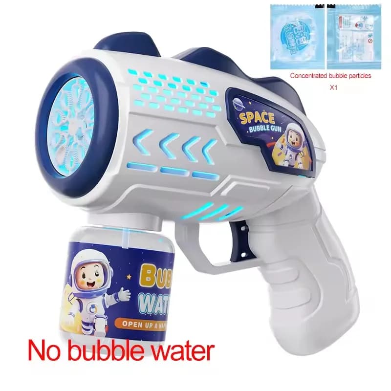 Fully Automatic Bubble Gun Machine Blower Toy for Kids Beach Outdoor Rocket — image 14