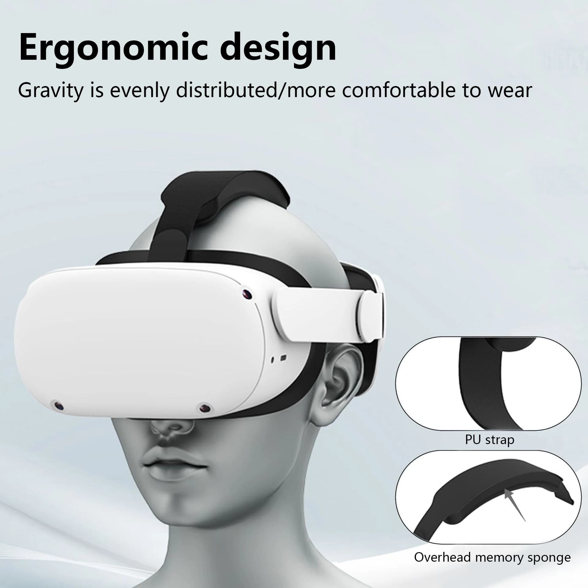 Elite Strap Adjustable Head Strap For Meta Quest 2 Oculus New HUNDAI Design New — image 4