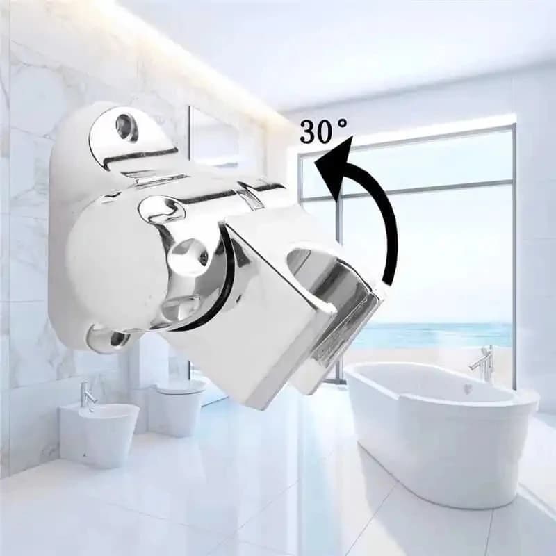 Shower Head Holder Wall Mounted Adjustable Handheld Bracket New Bathroom Showers — image 4