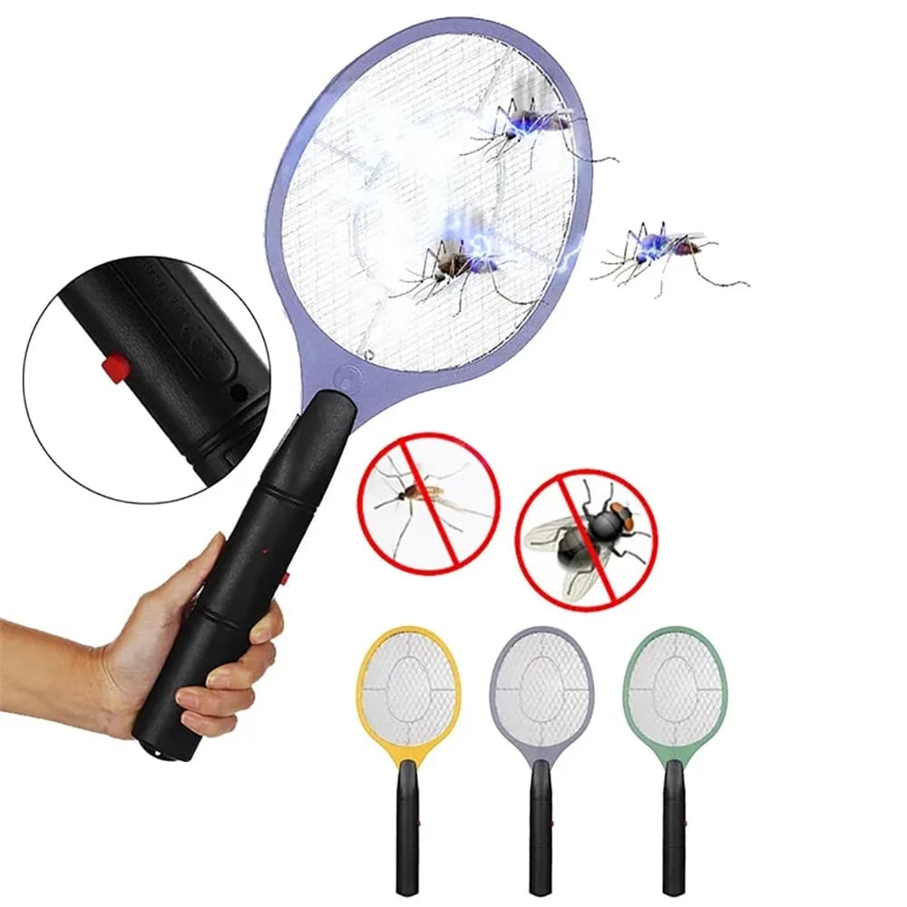 Electric Fly Insect Bug Zapper Handheld Racket Mosquito Killer Bat Swatter — image 2