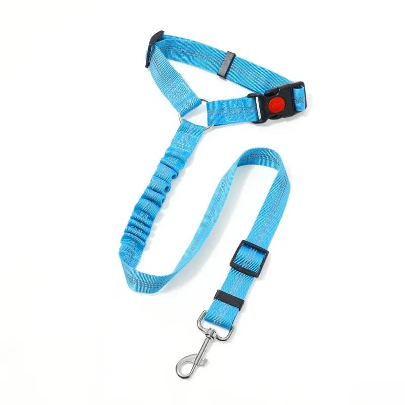 Dog Car Seat Belt Adjustable Reflective Pet Safety Collar New Accessories for UK — image 9