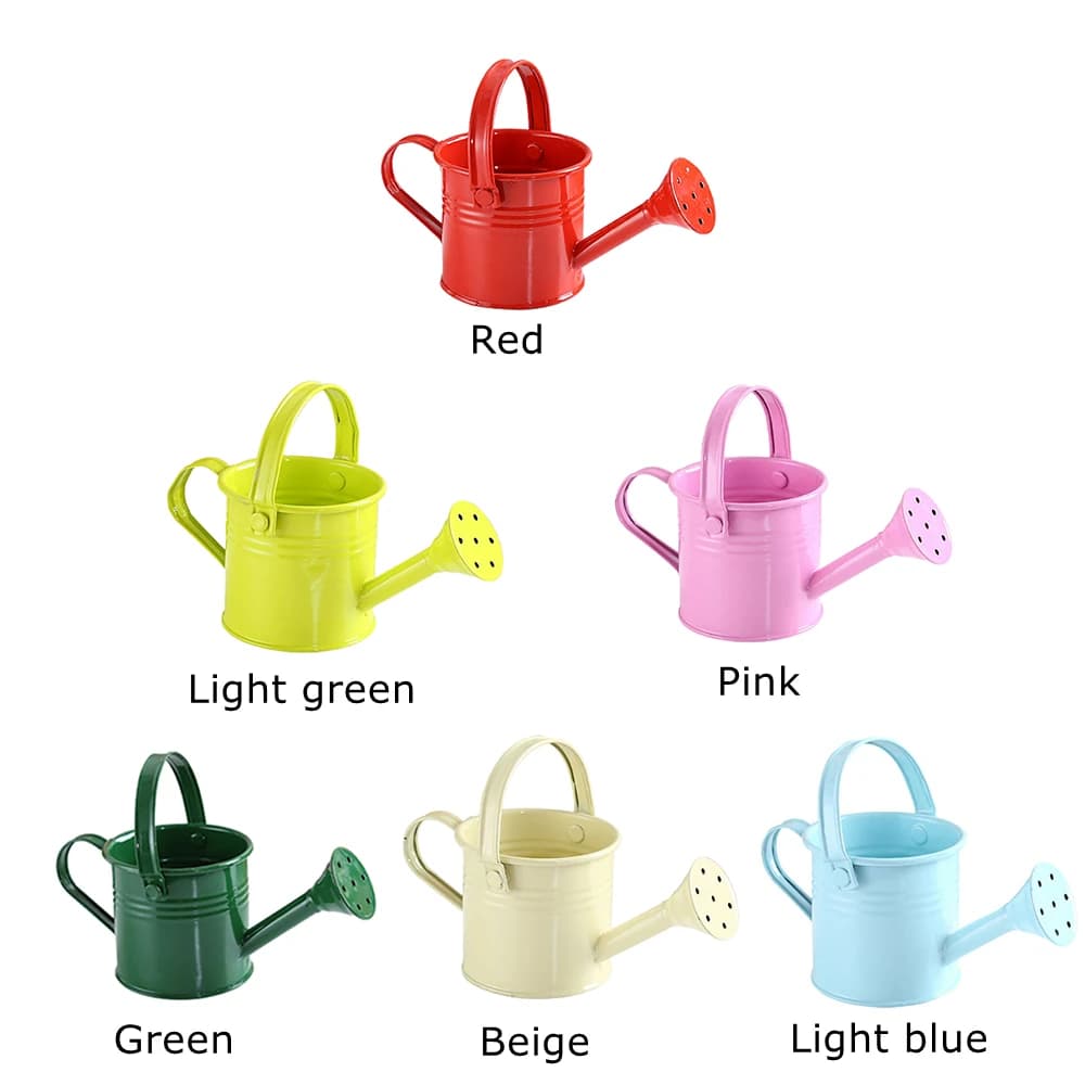 Metal Watering Can Garden Flower Kettle Mini Small Water Spraying Pot New 1PC UK — image 5