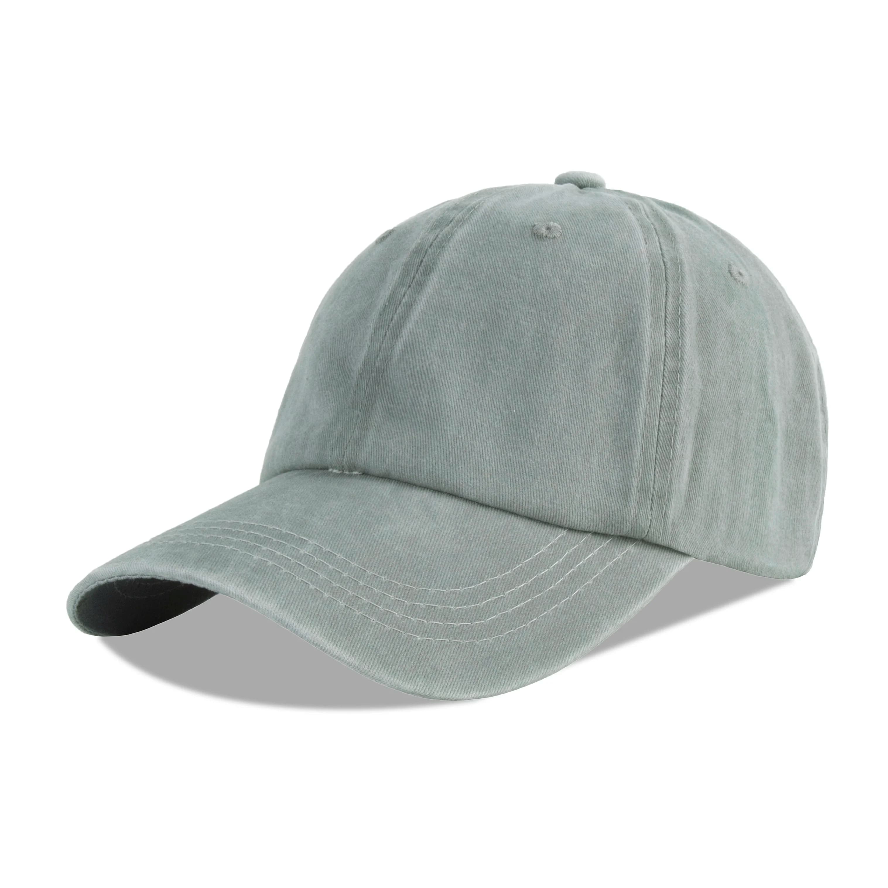 Baseball Cap 100% Cotton Unisex Adjustable Dad Hat Washed Denim New LANGZHEN Men — image 12