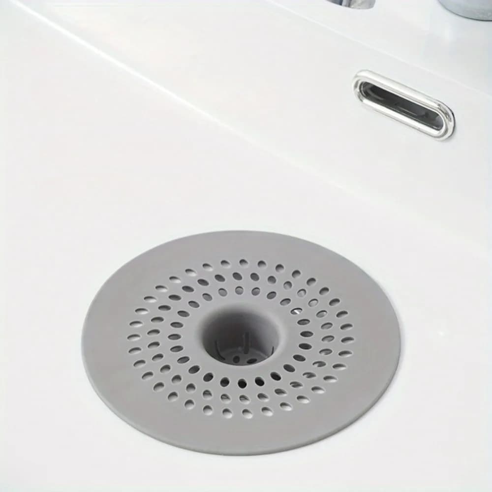 Silicone Drain Strainer Hair Catcher with Drain Holes New 1pc Perfect for Use UK — image 2
