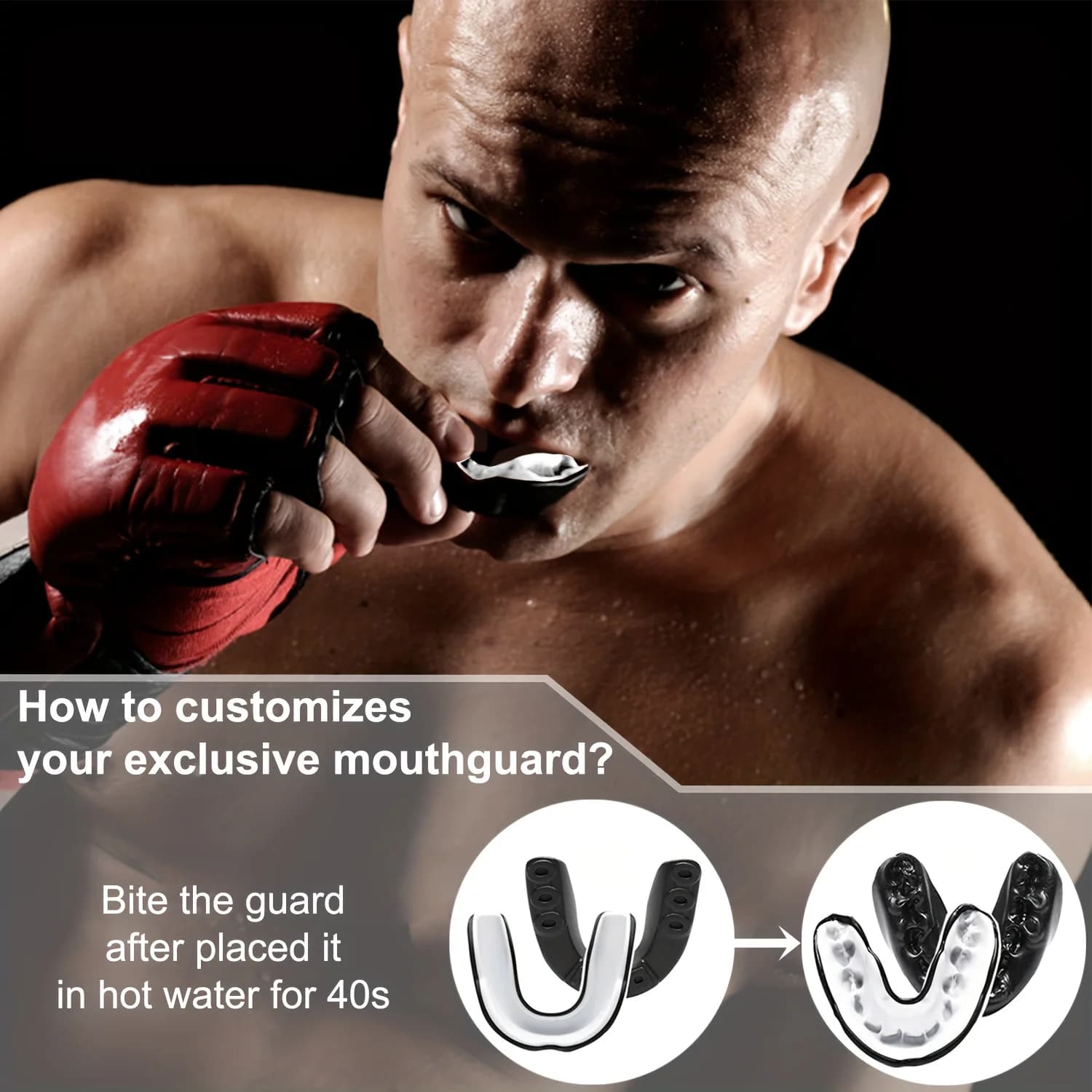 Sports Mouthguard Large Size 2 Adult Football Basketball Hockey Boxing Size2 for — image 5