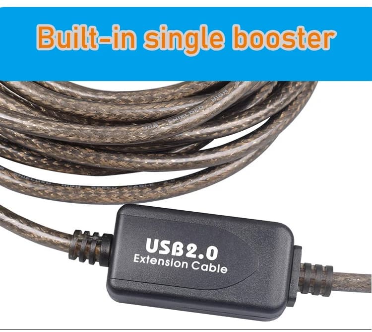 USB 2.0 Printer Cable Type A Male to B Male Active Extension 10m 15m 20m Scanner — image 5