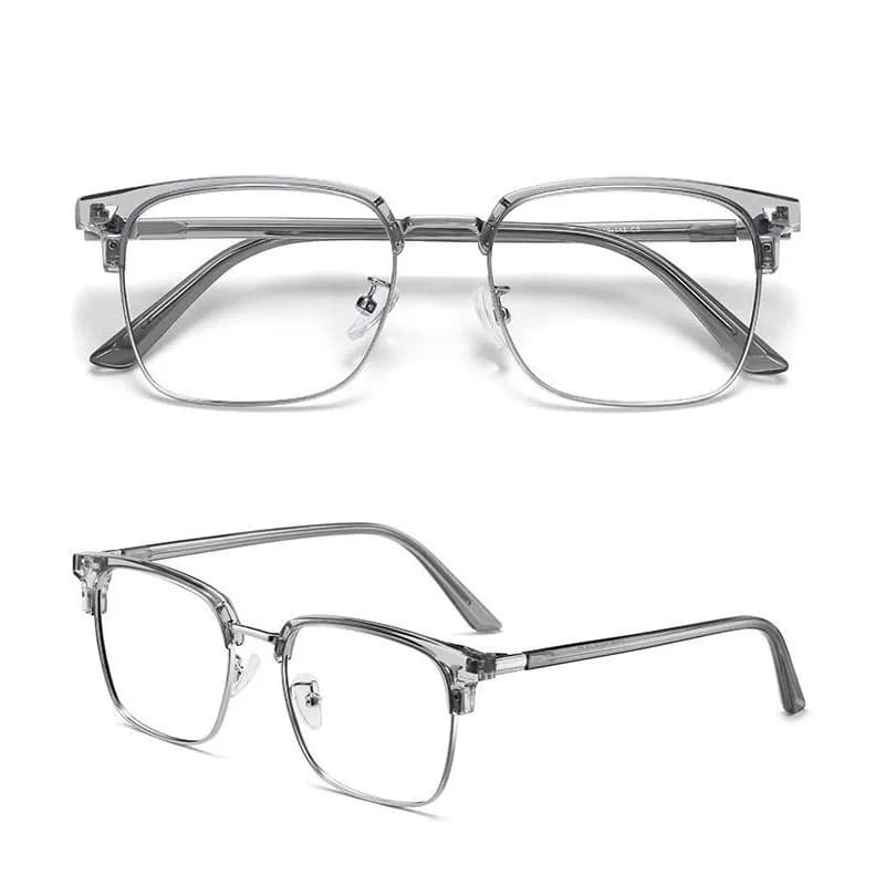 Men's Photochromic Glasses Half Frame Anti-Blue Light Computer Glasses — image 5