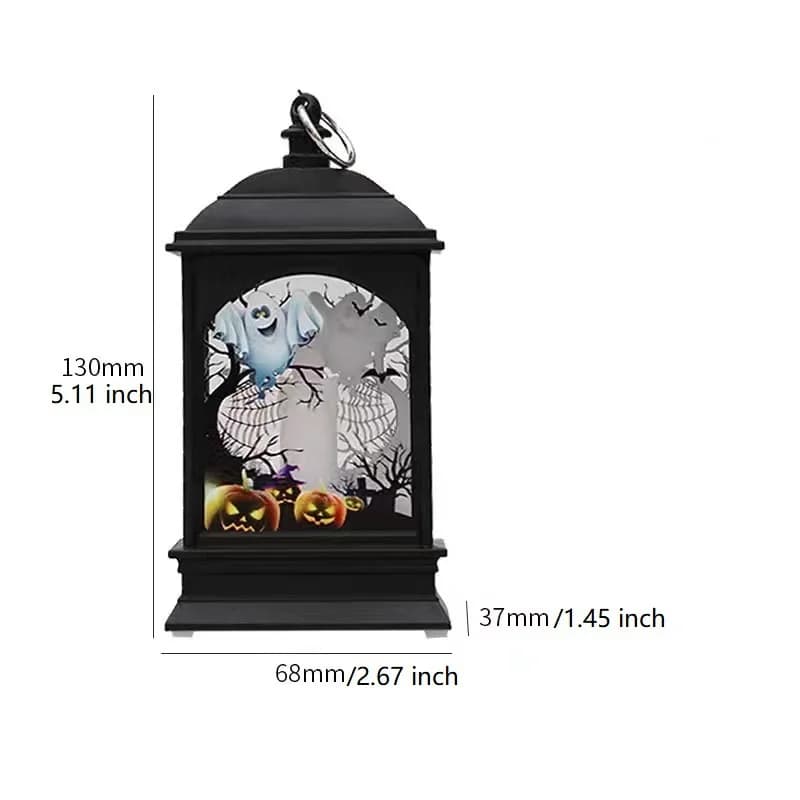 Halloween Pumpkin Ghost Castle Lantern LED Jack-O-Lantern Decoration Lamp UK — image 6