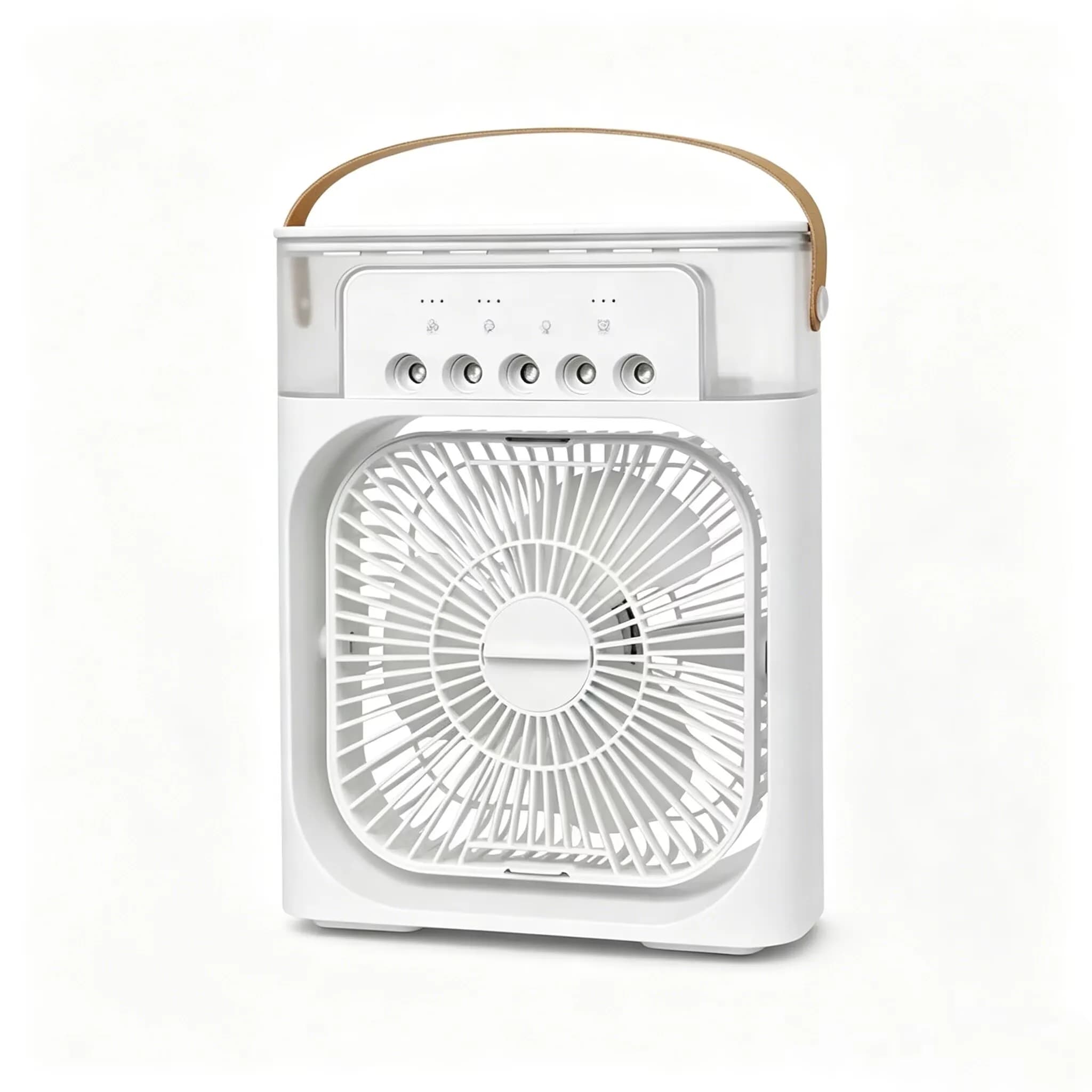Portable Air Conditioner Fan Cooler Humidifier LED Light Spray Modes UK — image 3