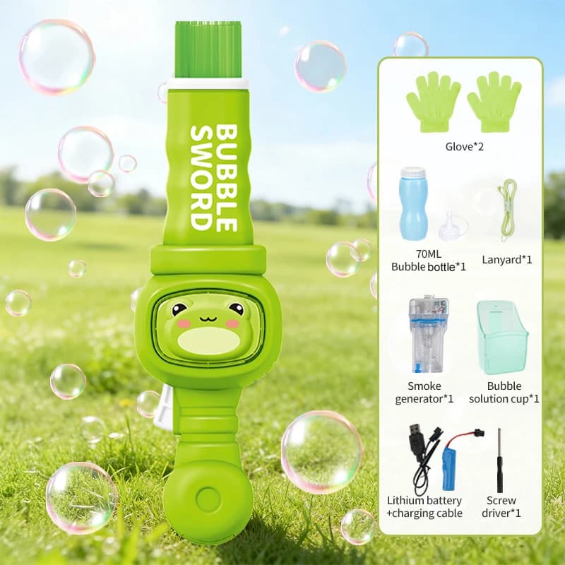 Bubble Machine Fog Magic Wand Cute Animal Smoke Colourful Light Toy — image 8