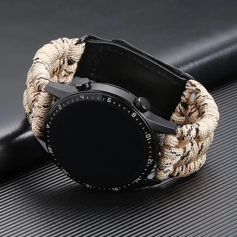 Braided Watch Band 20mm 22mm Universal Velcro Strap for Galaxy Watch Gear S3 — image 7
