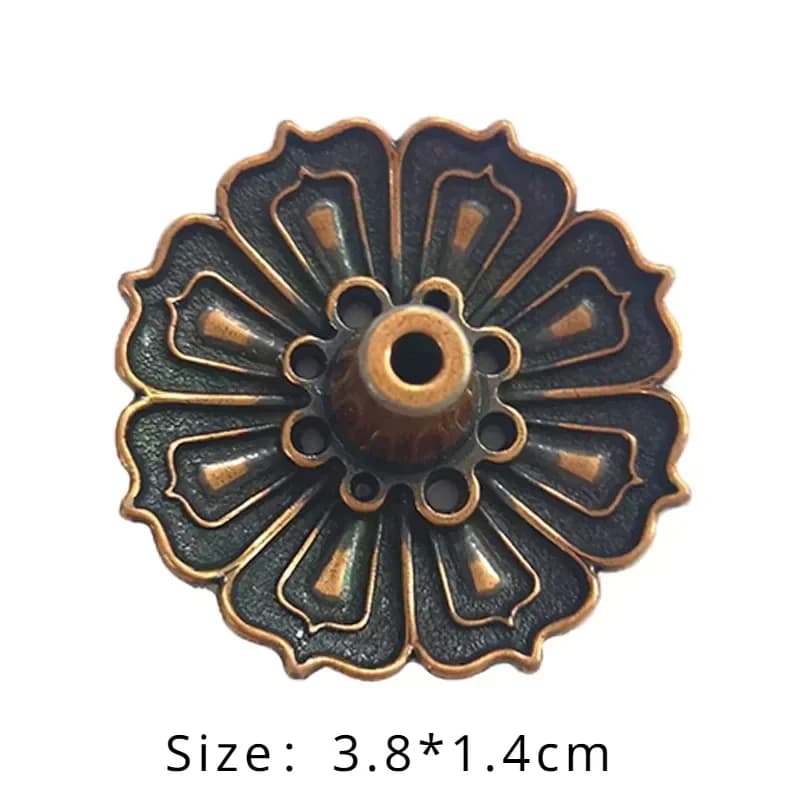 Incense Holder Stick Burner Alloy Lotus 3 Level Ash Catcher New for Sticks and U — image 9