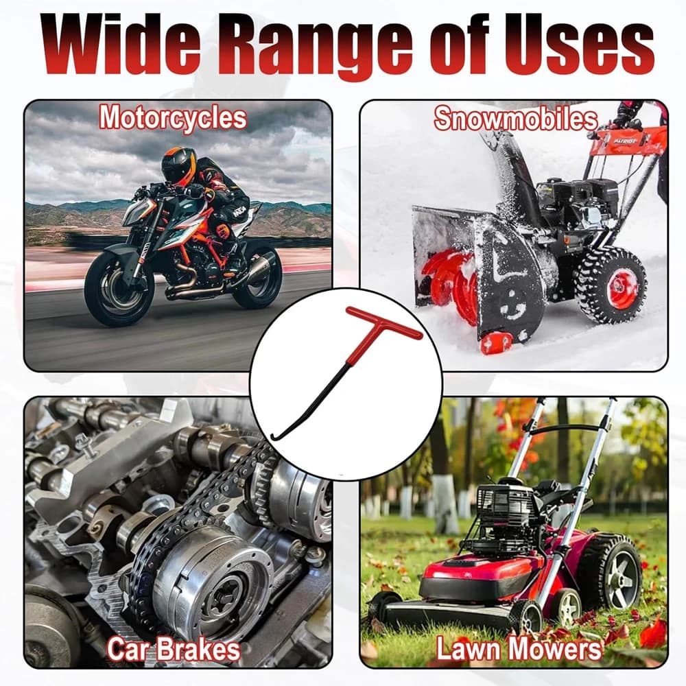 Exhaust Spring Hook Tool T Handle Puller Installer for Motorcycle & Bike Repair — image 4