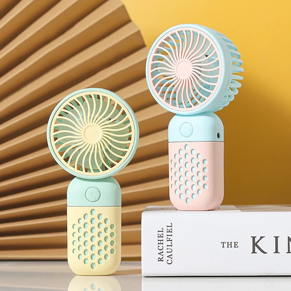 Portable Mini Handheld Fan USB Rechargeable Pocket Size Cooling Fan — image 6