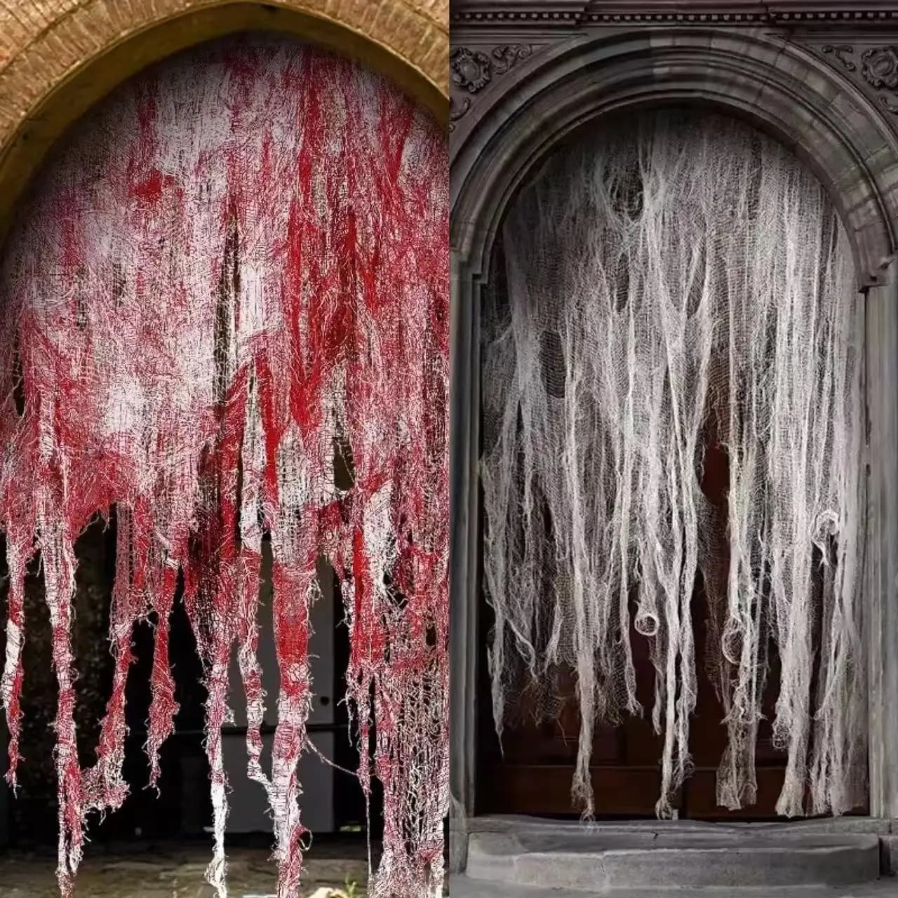 Horror Red Bloody Cloth 30x72 Inch Halloween Decorative Door Curtain — image 10