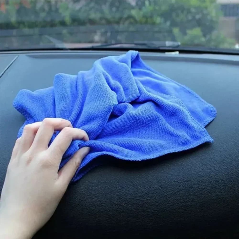Microfibre Towels Set for Car Wash Drying Auto Detailing Cleaning Polishing — image 3