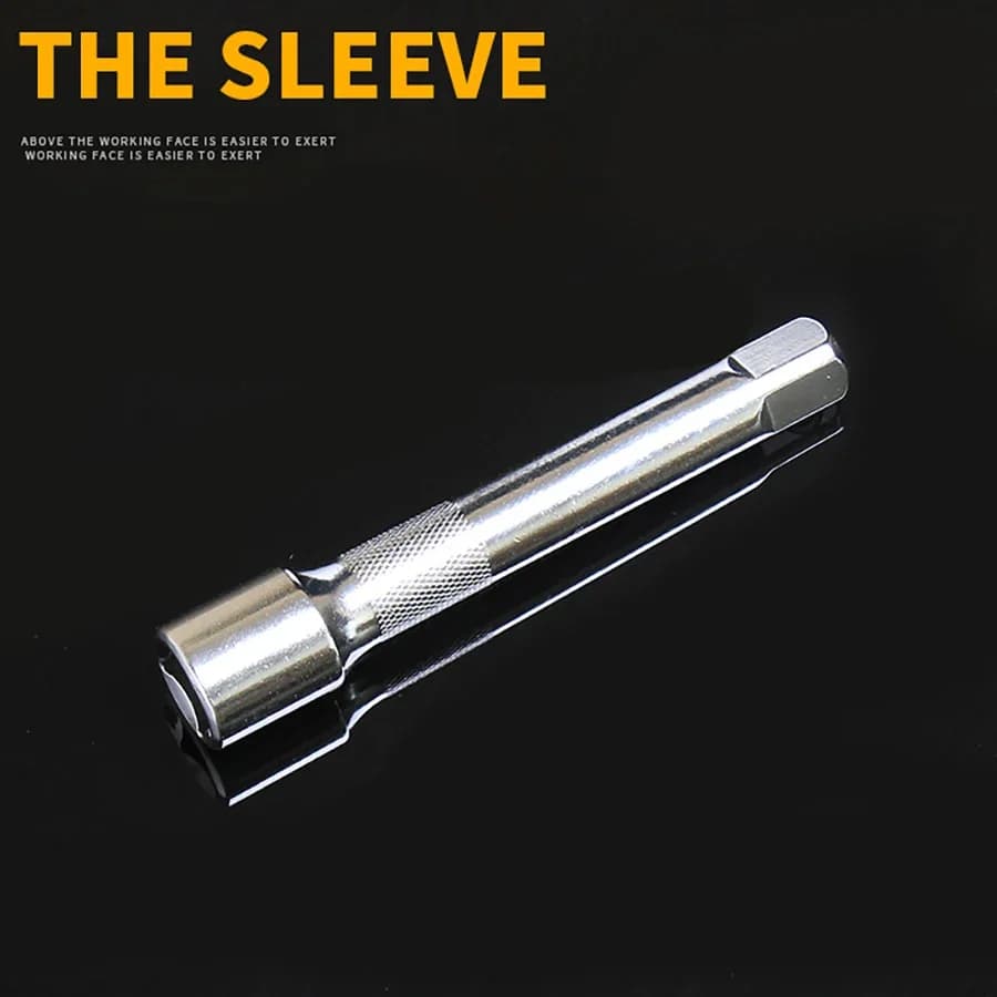 Universal Socket Wrench Kit with Extension Rod for Car Motorcycle Automotive — image 6