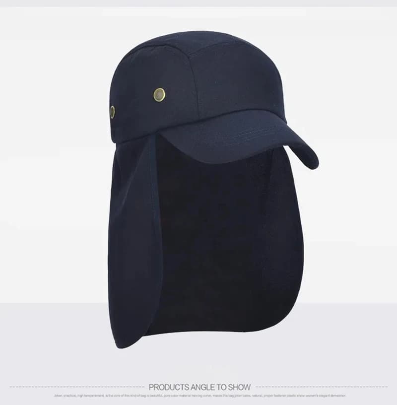 Fishing Hat Sun Protection Neck Flap Outdoor Hiking Cap Men Women Travel — image 2