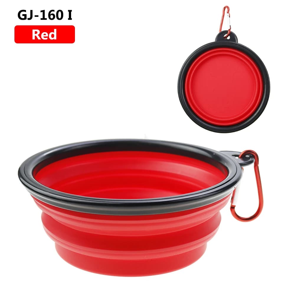 Collapsible Silicone Pet Dog Bowl Portable Travel Water Food Feeder for Camping — image 16