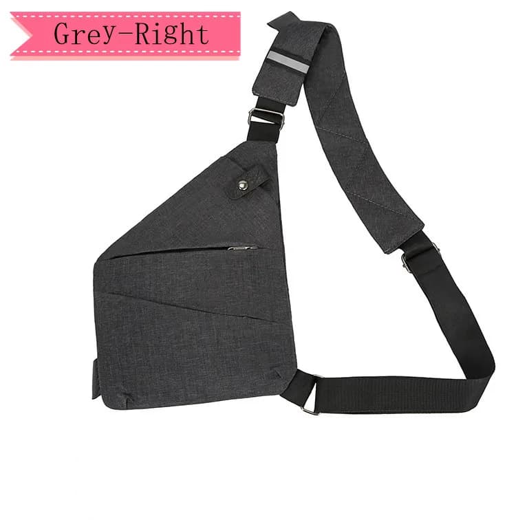 Men's Cross Body Chest Bag Waterproof Anti Theft Messenger Fanny Pack — image 10