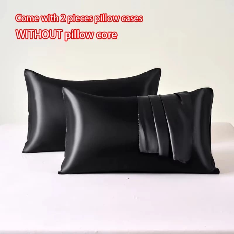 Satin Pillowcase Set of 2 Soft Breathable Cooling Pillow Covers | 2 Pcs — image 10