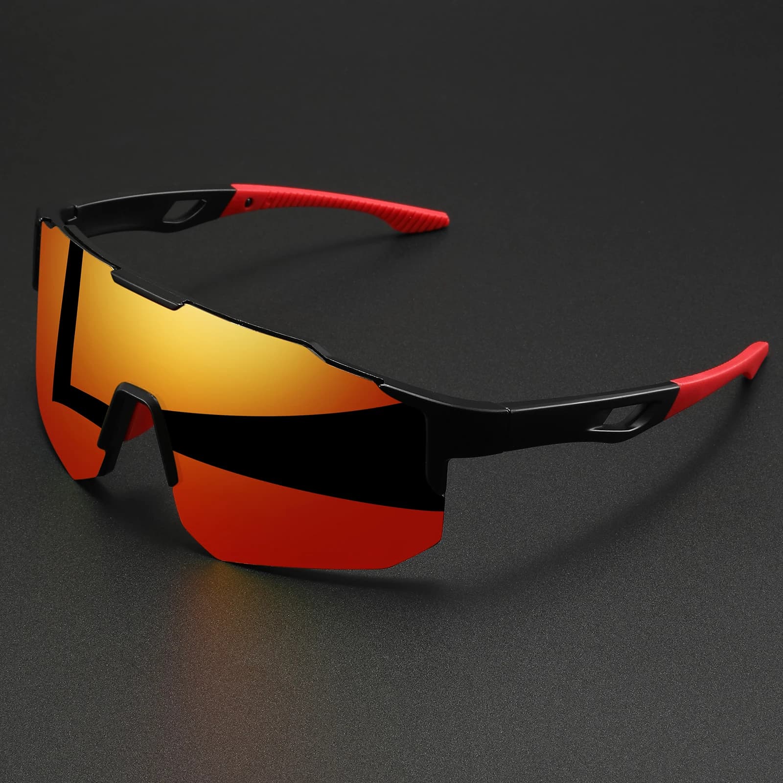 Sports Sunglasses Oversized Wraparound UV400 Cycling Hiking Outdoor New Colorful — image 8