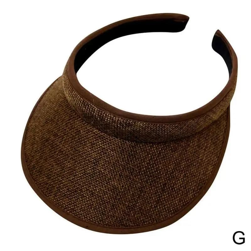 Unisex Cotton Linen Sun Hat Breathable Spring Summer Empty Top for Men Women — image 8