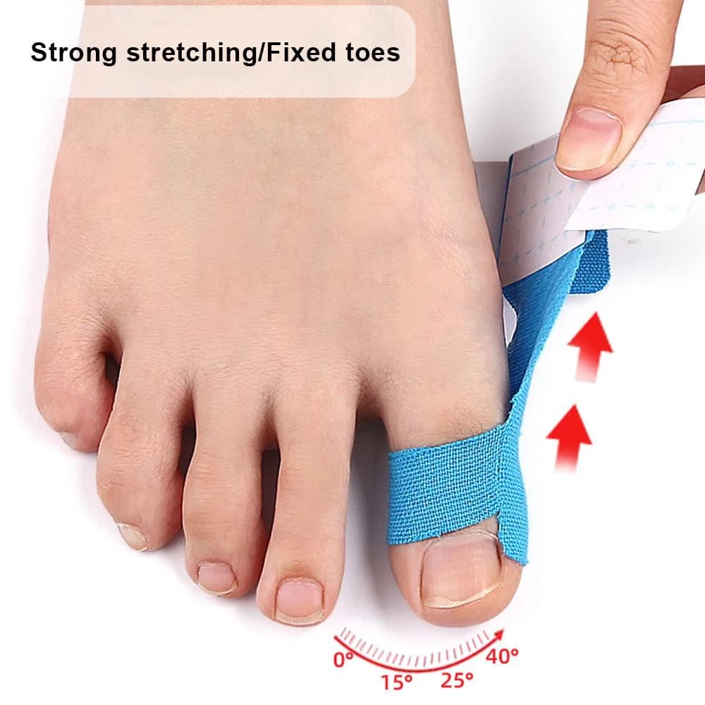 10 Pcs Kinesiology Tape for Bunion Corrector Big Toe Support Foot Pain Relief — image 5