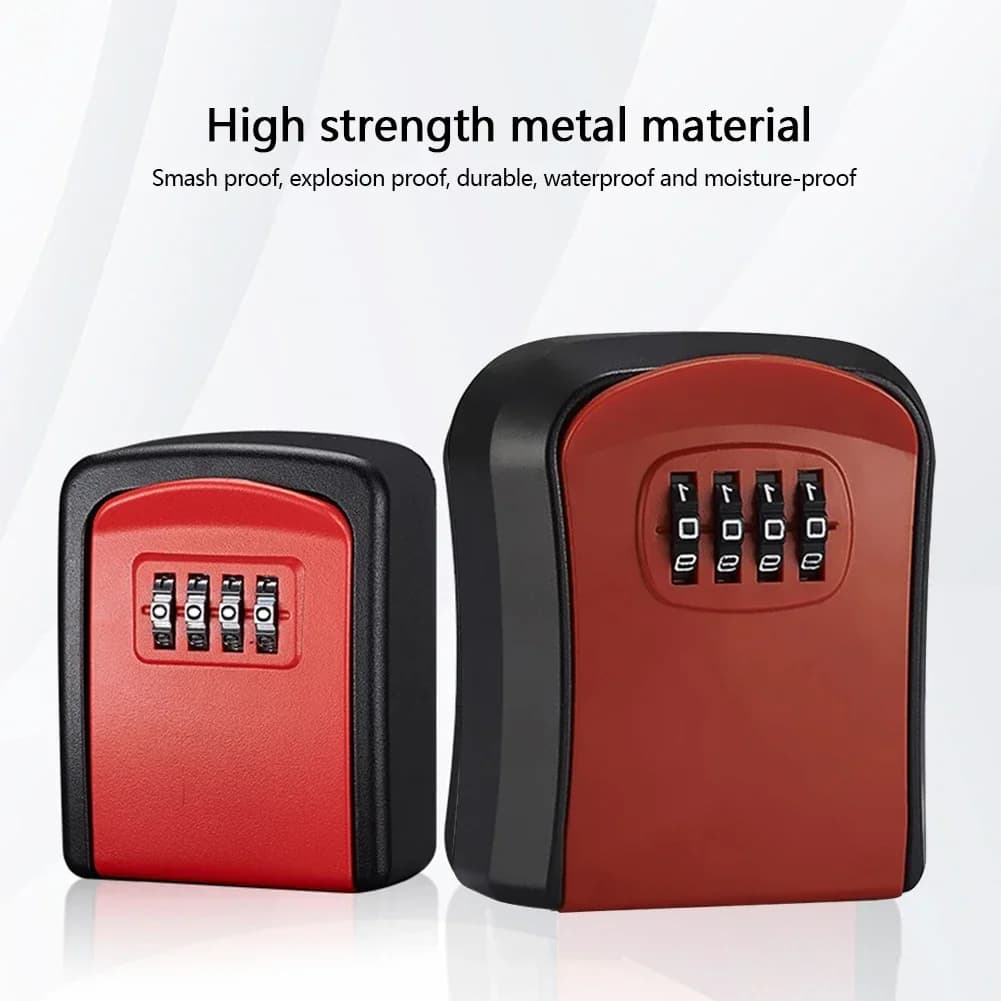 Password Lock Box Wall Mounted Key Storage Anti-theft Secure Home New Cat Eye UK — image 2